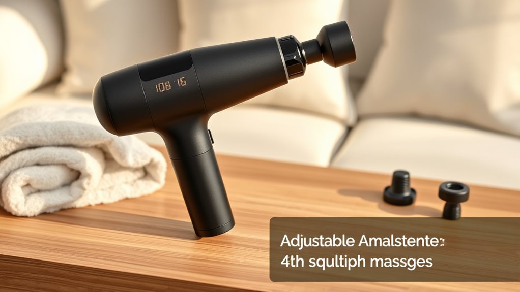 adjustable comfortable quiet operation
