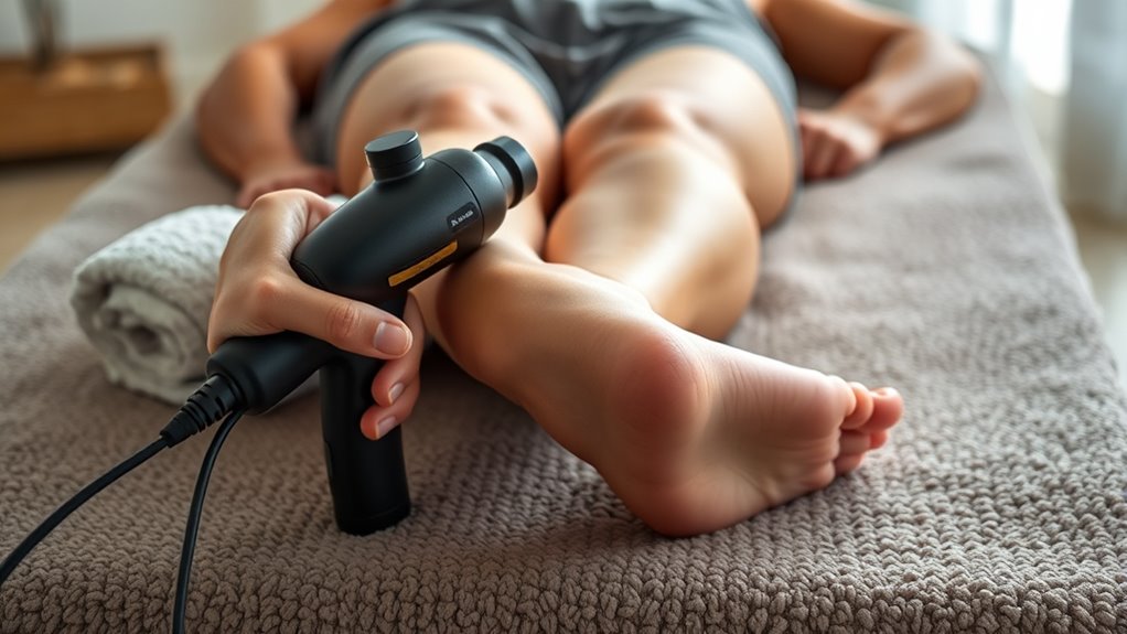 calf massage positioning tips