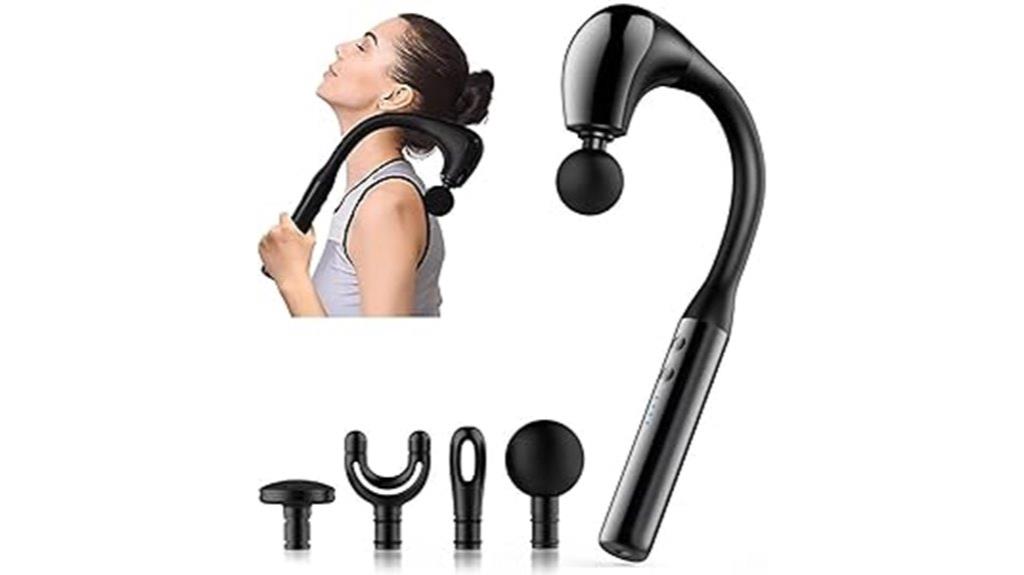 extended handle massage gun