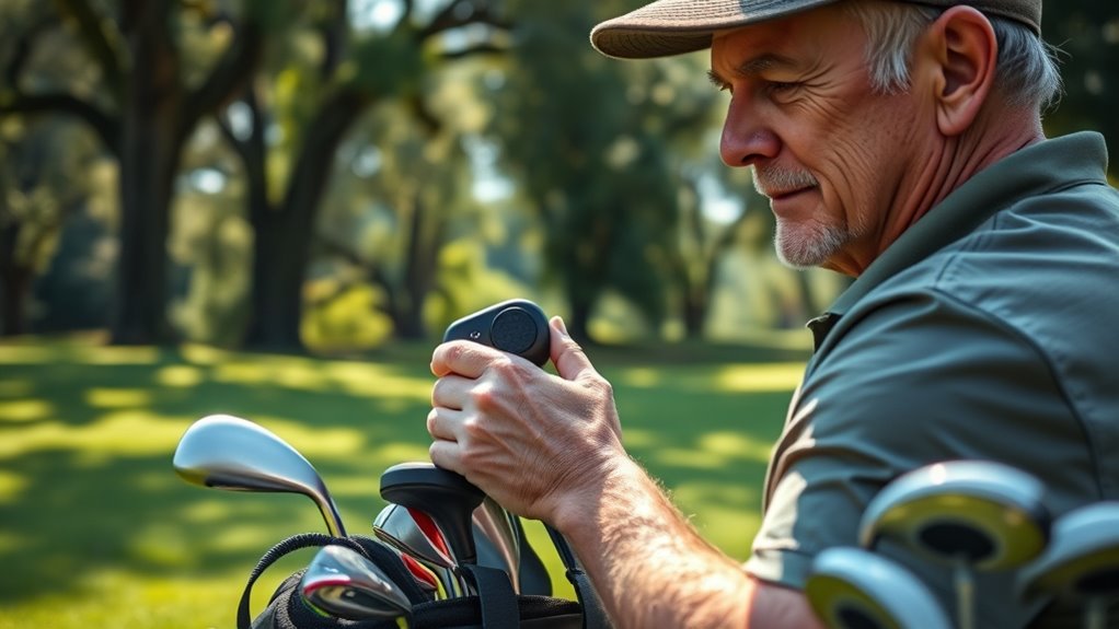 golf caddie strain relief