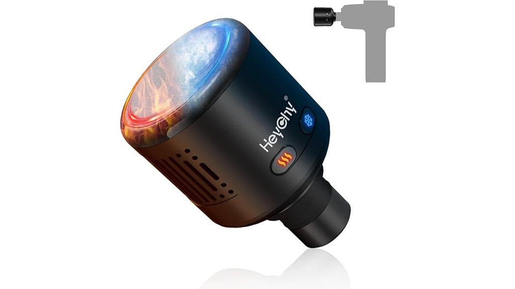 heated and cooled massage head