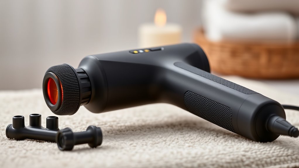 heated head massage features