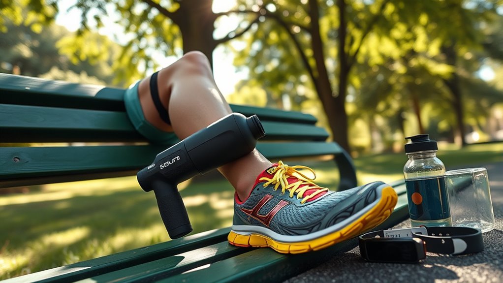 incorporate massage guns strategically