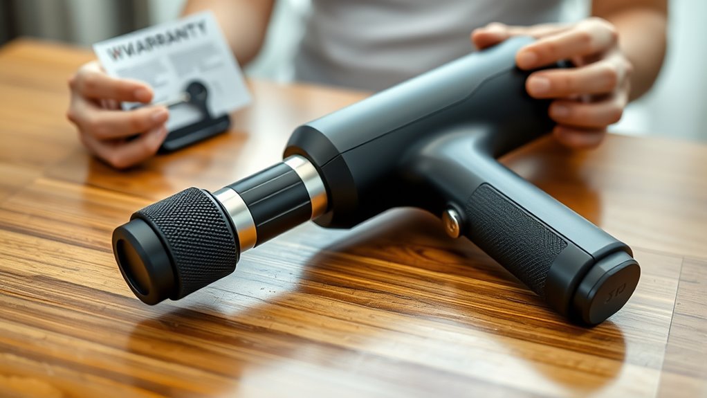 massage gun warranty information
