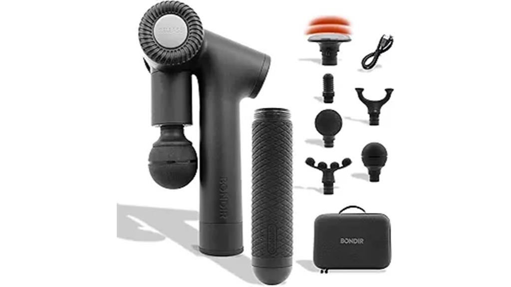 massage gun with attachments