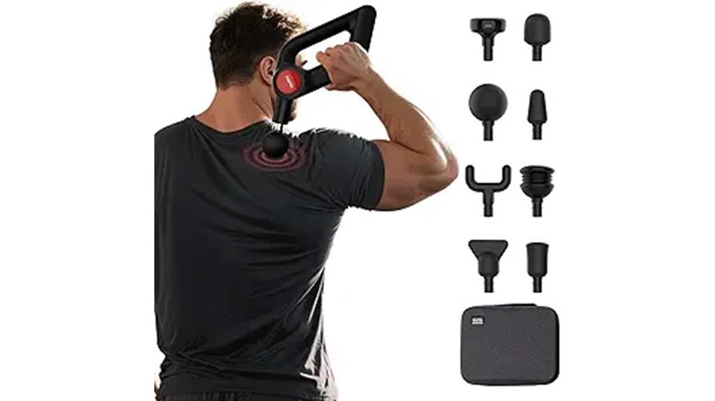massage gun with heat