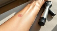 massage guns aid scar healing