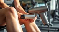 massage guns alleviate shin splints