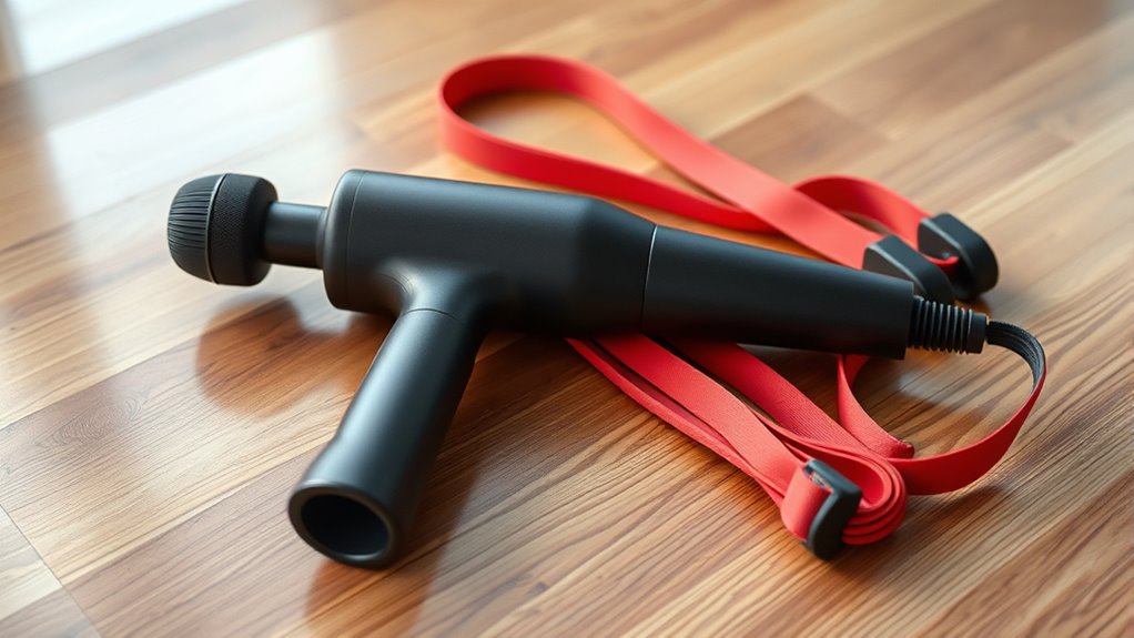 massage guns and resistance bands
