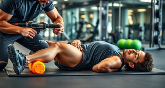 massage guns foam rolling