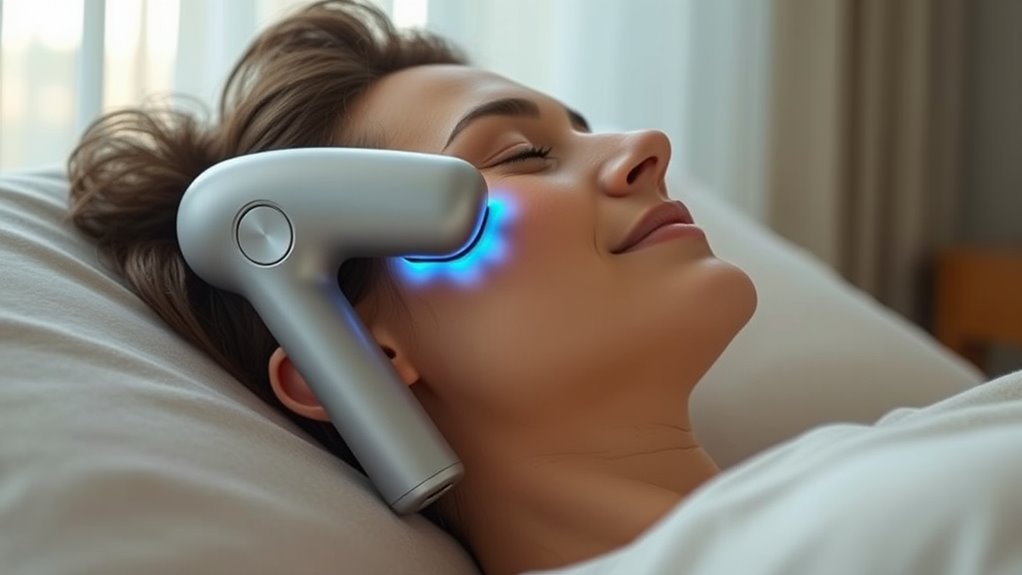 massage guns relieve headache tension