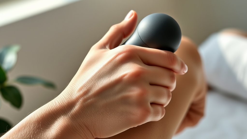percussion therapy calms muscles