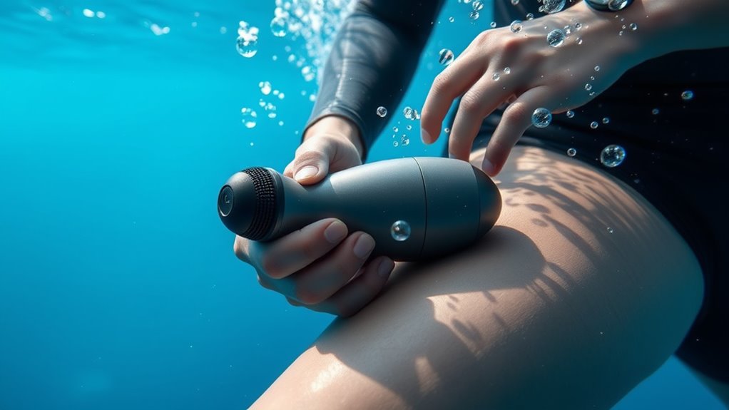 percussion therapy enhances diving recovery