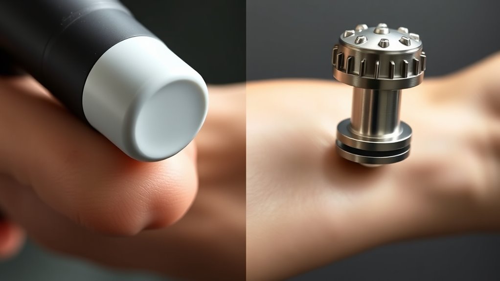 percussion versus pressure techniques