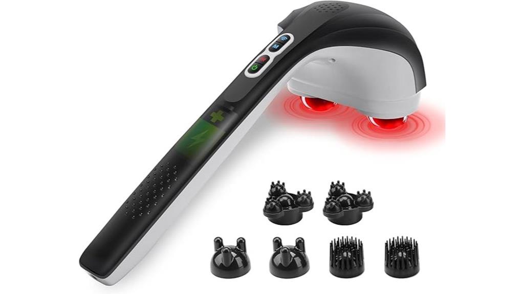 portable cordless back massager