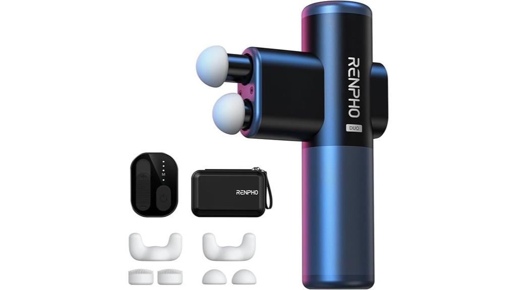 portable dual head massage gun