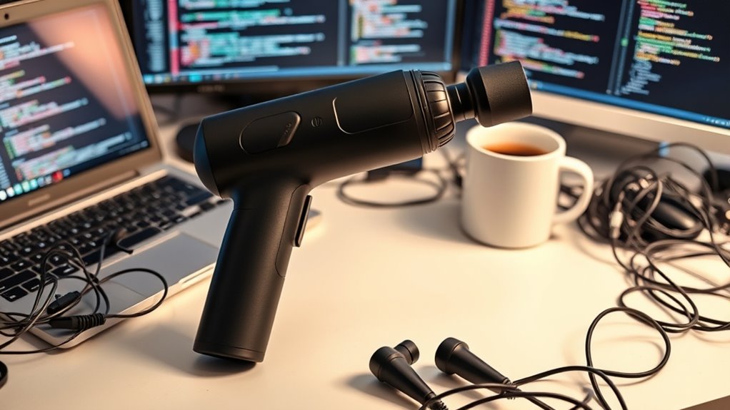 programmable quiet portable massage