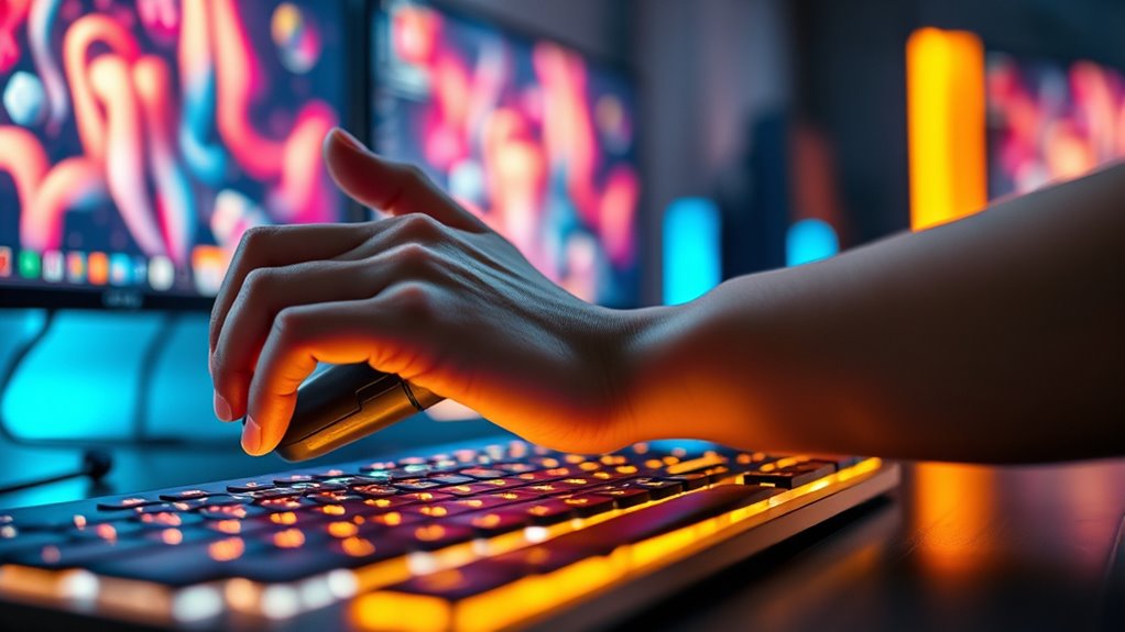 proper gaming hand posture