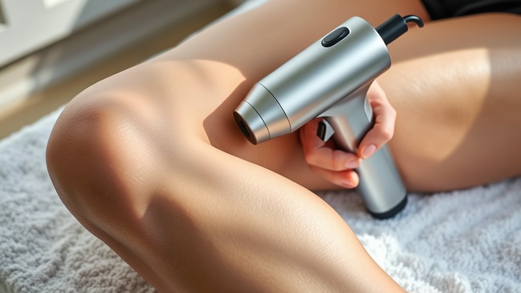 proper massage gun technique