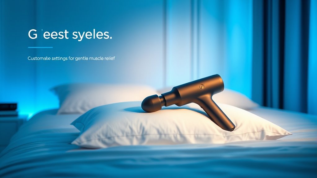 quiet adjustable portable massage