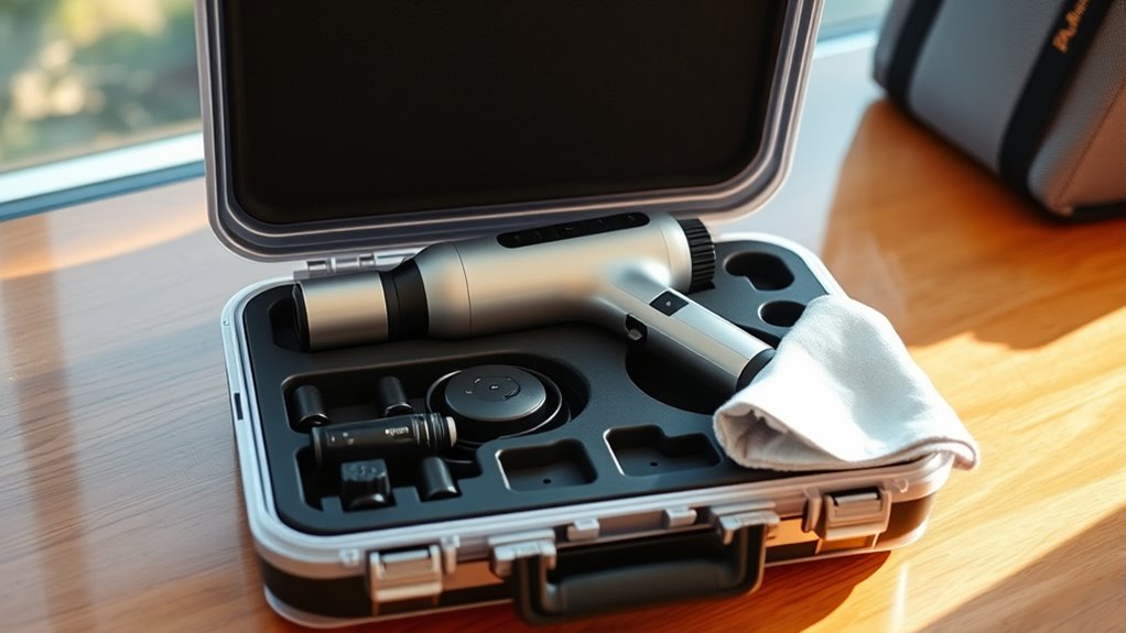 regular case cleaning and inspection