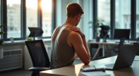 relieve desk job discomfort