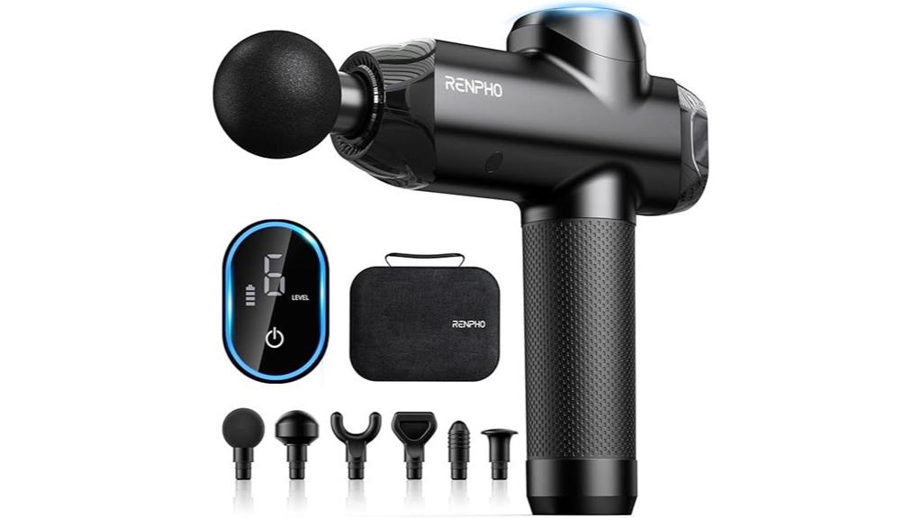renpho led massage gun