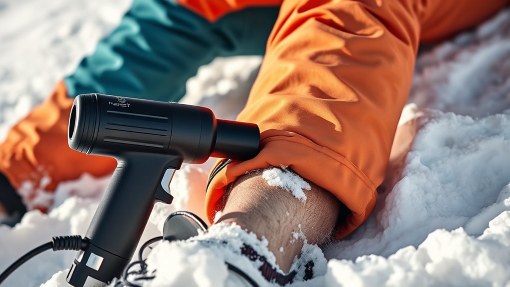 snowboarders leg recovery tool