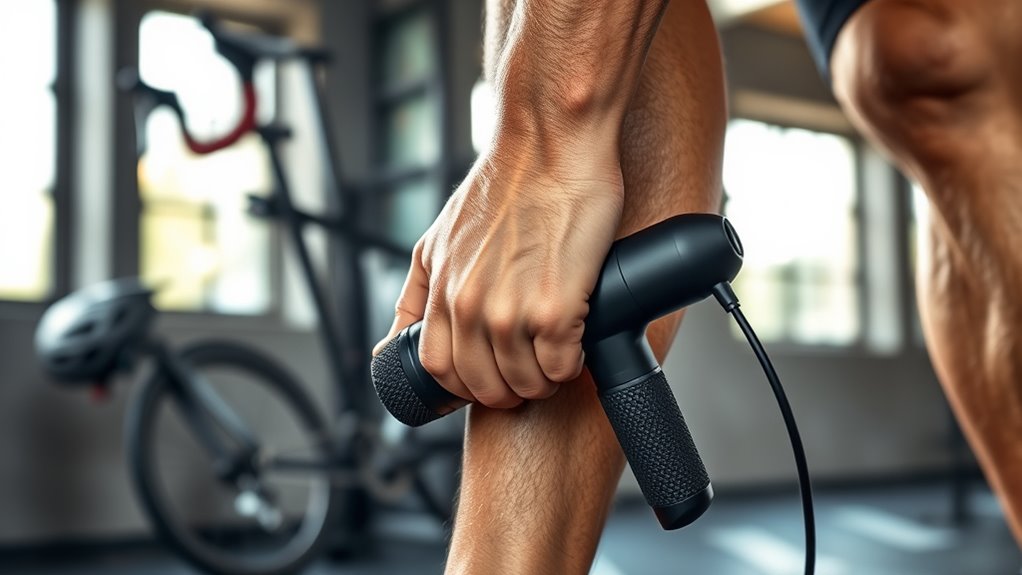 triathlon recovery massage guns