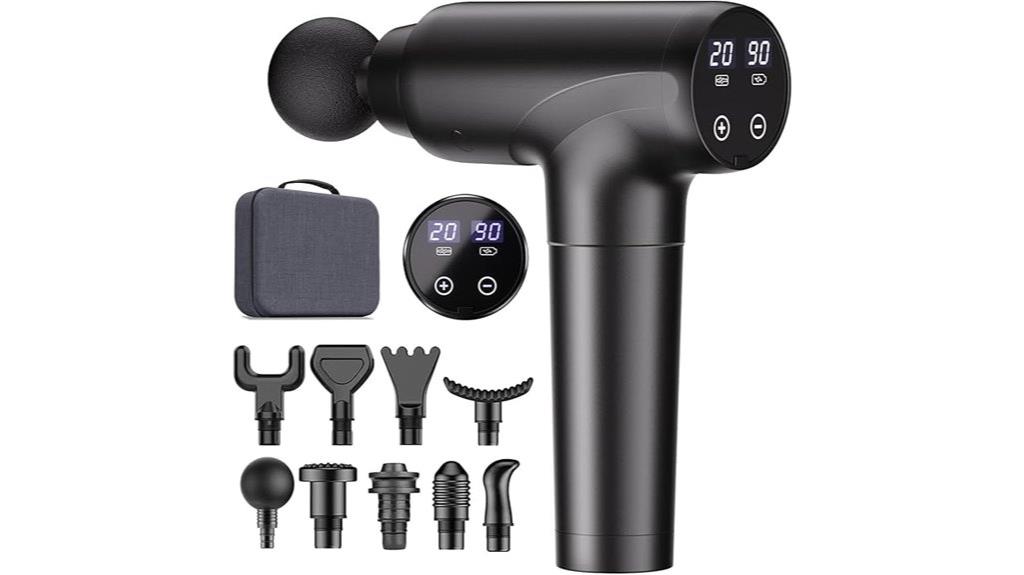versatile massage gun features