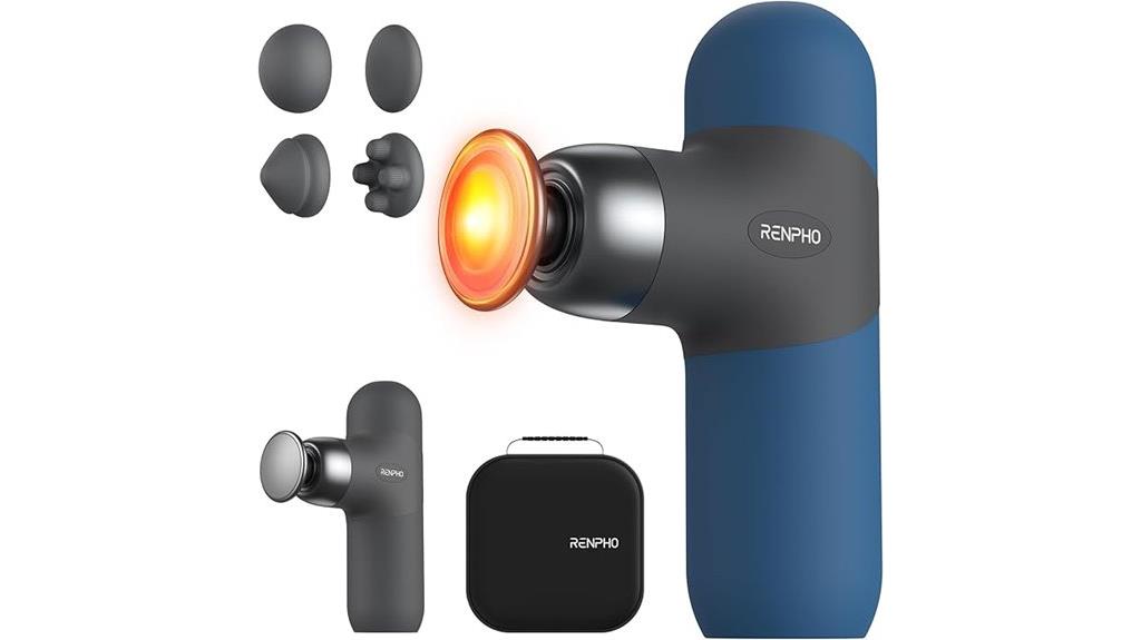 compact heated massage gun