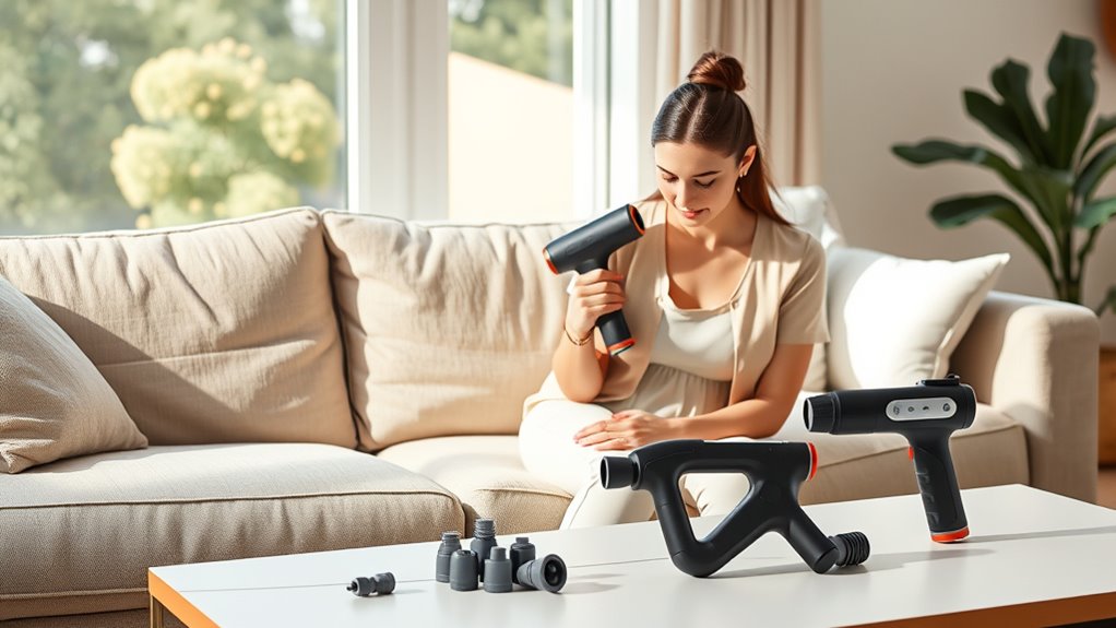 customizable portable massage devices