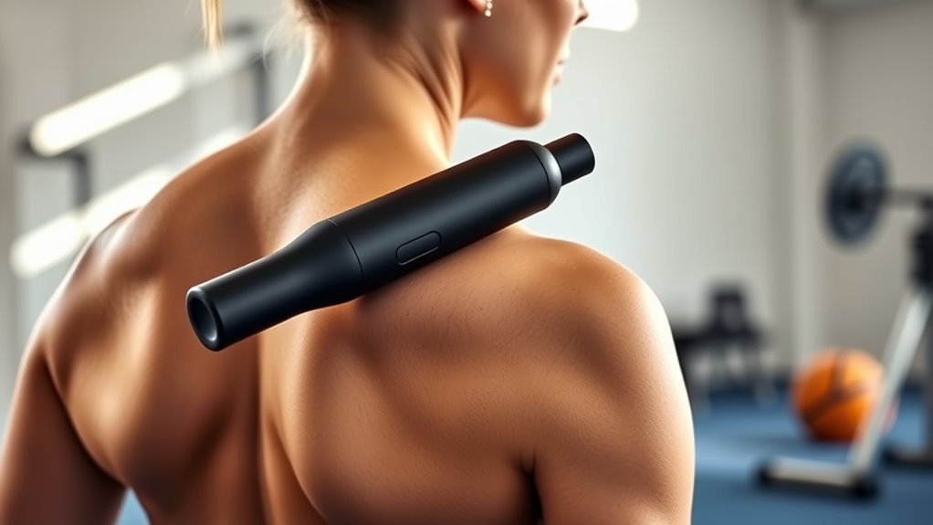 gymnast specific massage gun features