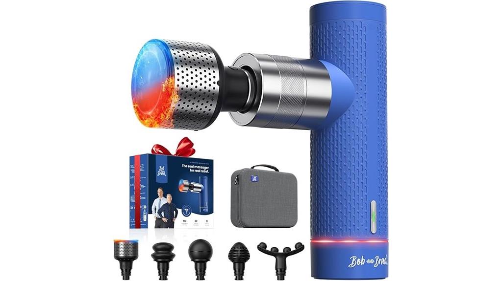 massage gun with heat