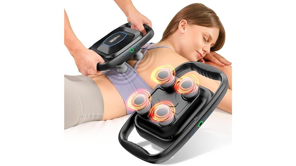 massage gun with replaceable heads