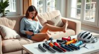 postpartum and biking massage guns