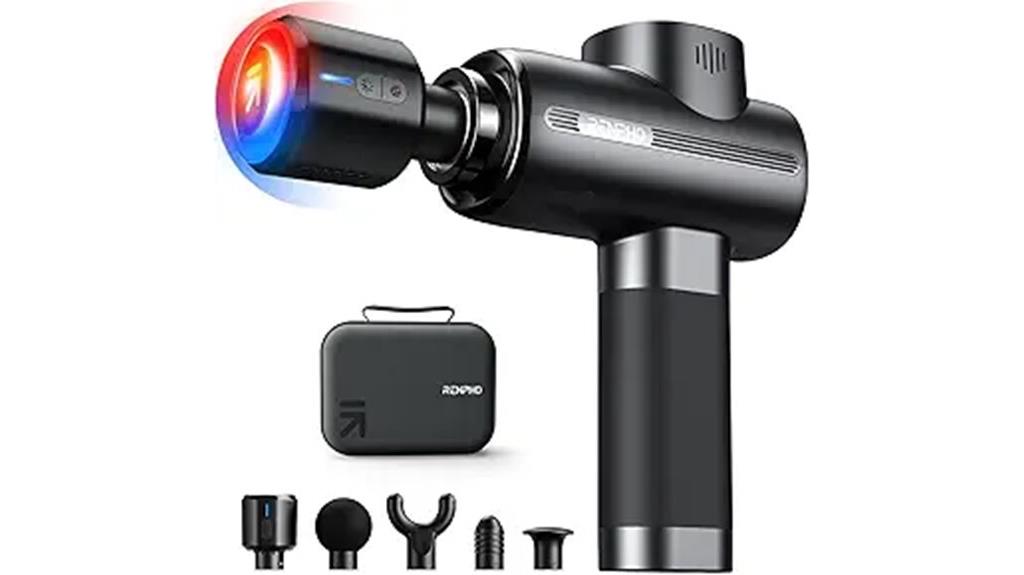 theracool massage gun with heat