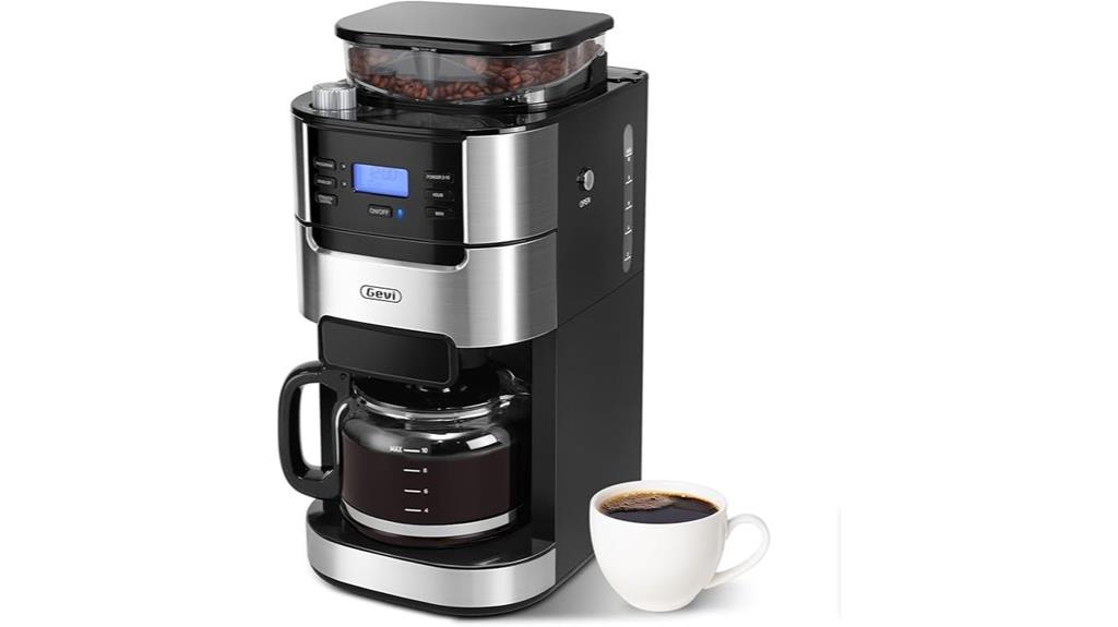 10 cup burr grinder coffee maker