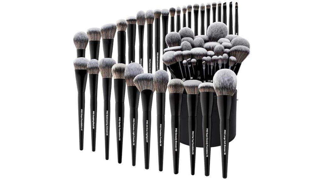 32 piece makeup brush set