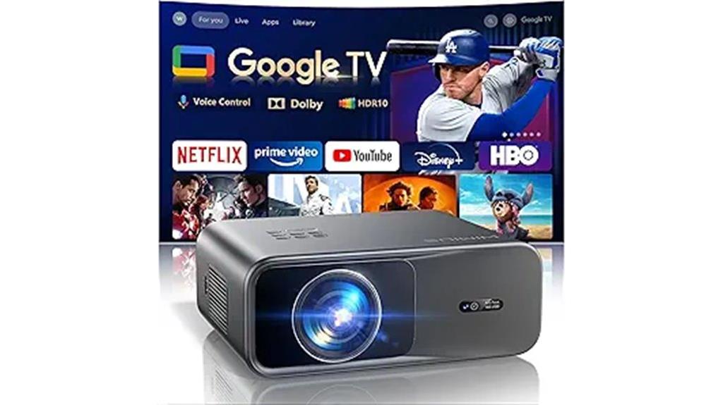 4k google tv projector