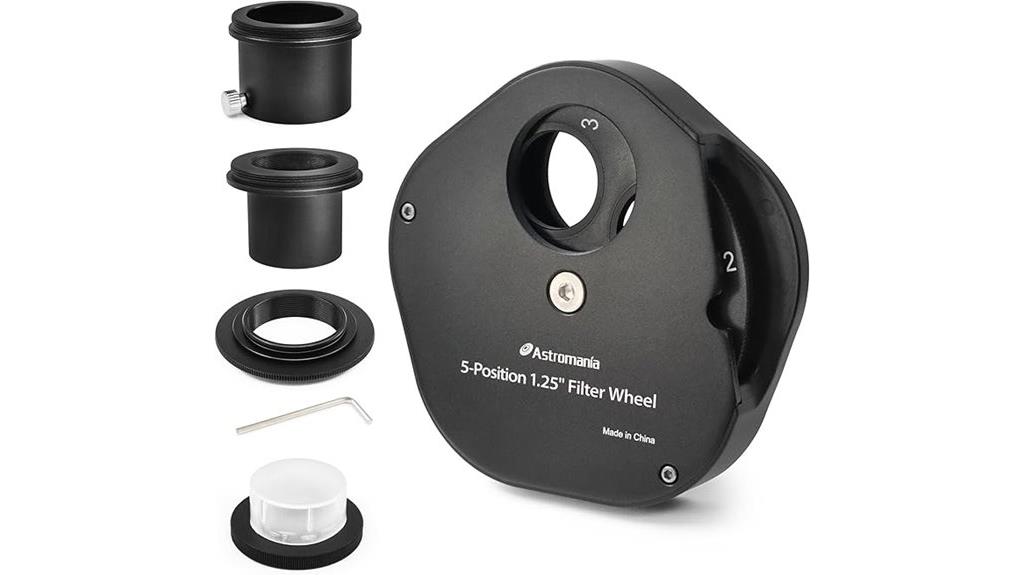 5 position telescope filter wheel