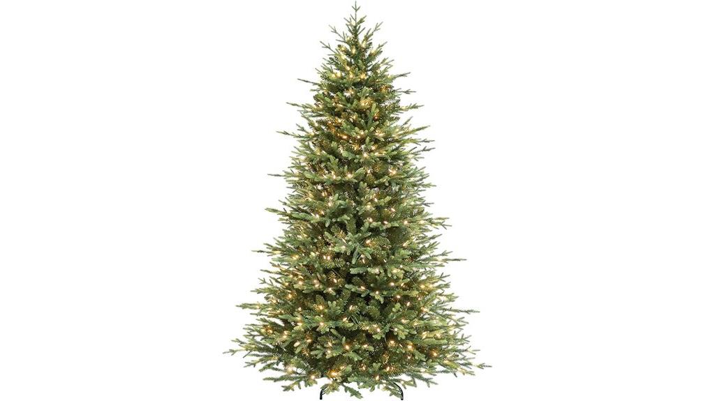 7 5 ft prelit artificial christmas tree