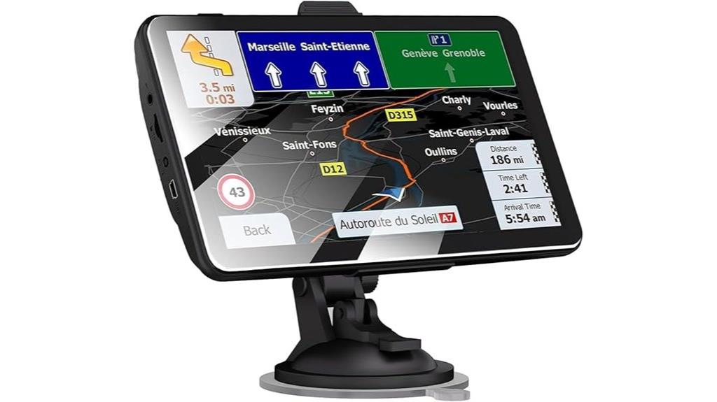 7 inch gps navigation system