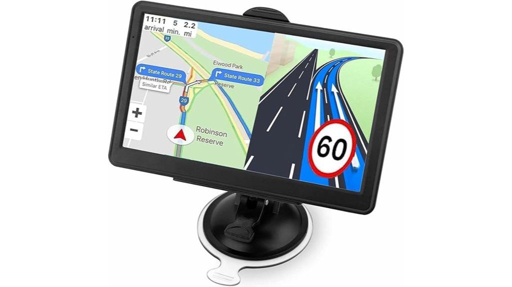 7 inch touchscreen gps