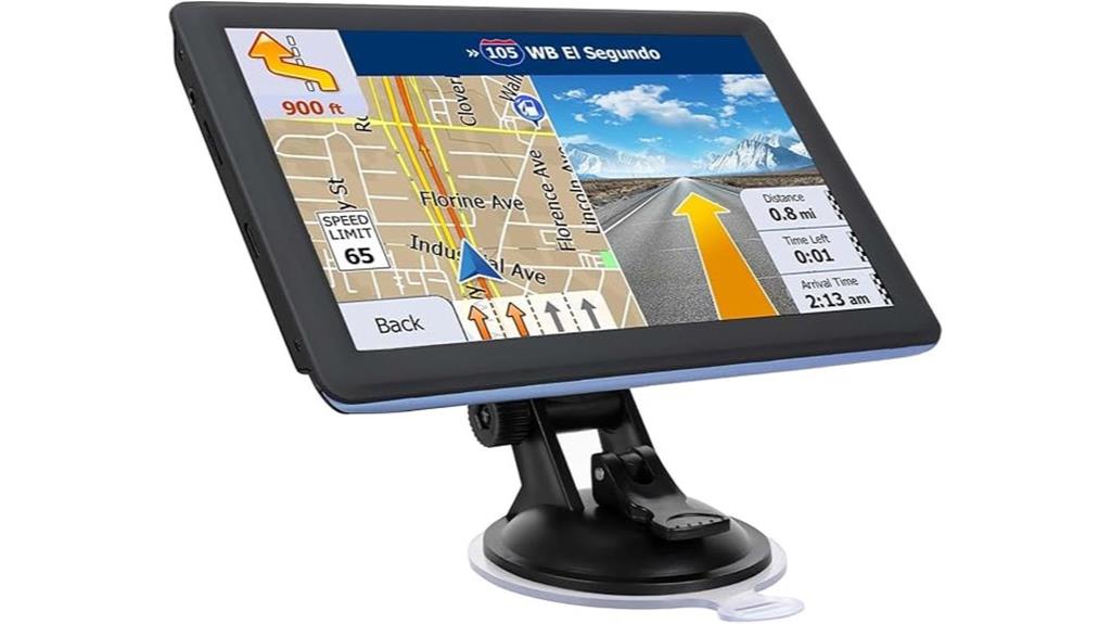 7 inch touchscreen gps