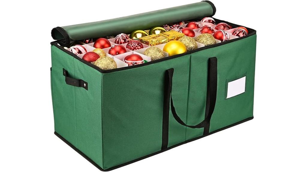 adjustable divider ornament box