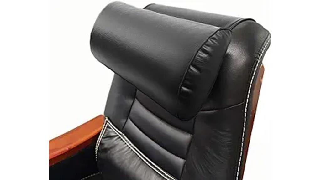 adjustable leather recliner pillow