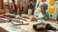 art teacher muscle relief