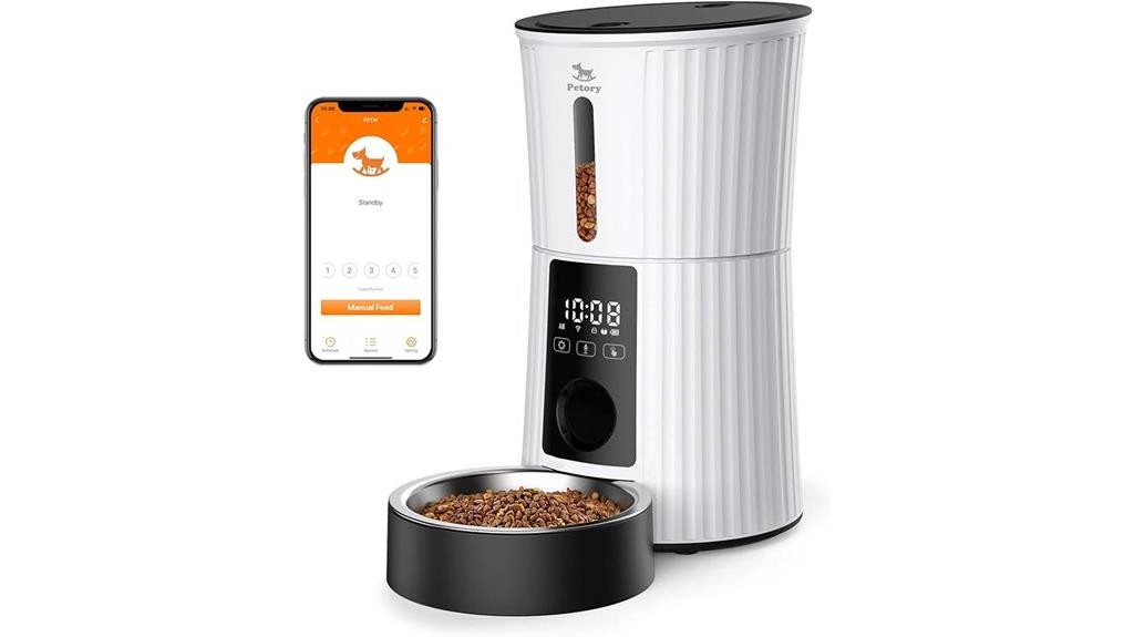 automatic pet feeder with voice