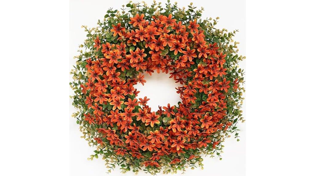 autumn eucalyptus wreath decoration